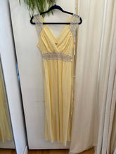 Load image into Gallery viewer, Yellow Nightgown with Lace Insets