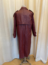 Load image into Gallery viewer, Vintage Phase Two maroon leather coat