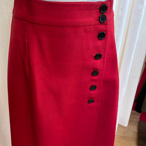 Marc Jacobs Red Button down Skirt