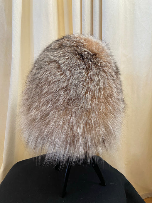 Lynx fur cap