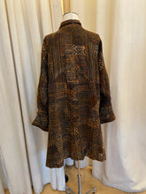 Load image into Gallery viewer, Vintage Advance Apparels Brown Suede Tribal Pattern coat