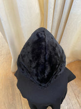Load image into Gallery viewer, Vintage black fur cap