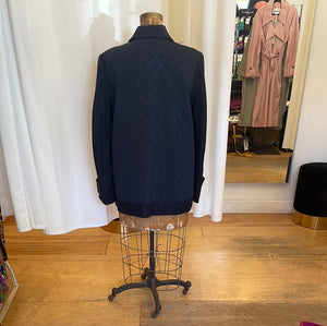 Contemporary BCBG Runway 2pc Navy Coat