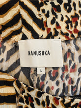Load image into Gallery viewer, Nanushka Multi Animal Print Pleated Pants