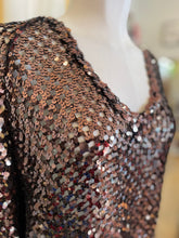 Load image into Gallery viewer, Vintage Sequin Jersey Top