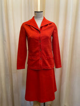 Load image into Gallery viewer, Vintage 60s Rontini 2pc burnt orange blazer and skirt set