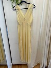 Load image into Gallery viewer, Yellow Nightgown with Lace Insets