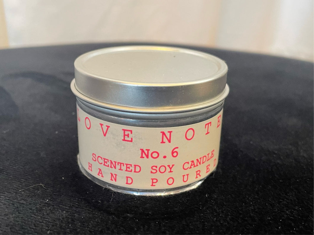 Love Notes No. 6 Soy Candle (small)