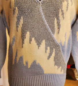 Vintage Larisa Blue Lambs Wool Sweater