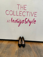 Load image into Gallery viewer, Black suede heels