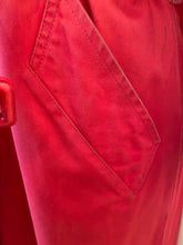 Load image into Gallery viewer, Vintage London Fog Red Trench Coat