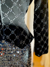 Load image into Gallery viewer, Anthony Vask Black Sequin Blazer