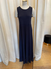 Load image into Gallery viewer, Escada Sport Navy Knit Ribbed Maxi Dress
