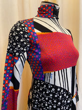 Load image into Gallery viewer, Vintage Ken Scott graphic high neck dress