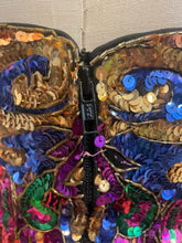 Load image into Gallery viewer, 80’s Multicolor Sequin Bustier