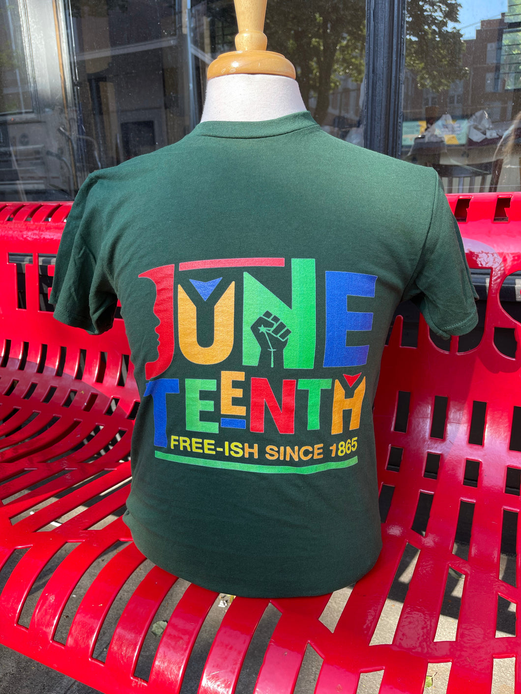 Green Graphic Juneteenth T-Shirt