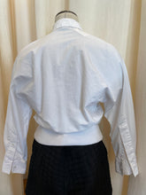 Load image into Gallery viewer, DKNY white button up with elastic band