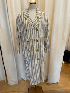 Free People Striped Trench Dress/Coat