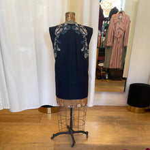 Load image into Gallery viewer, Contemporary BCBG Runway 2pc Navy Coat