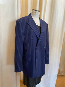 Vintage navy pinstripe blazer