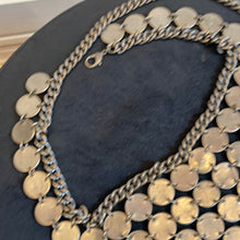 Load image into Gallery viewer, Pewter colored necklace belt