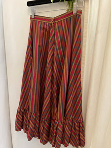 Vintage stripe Casual Corner Circle skirt
