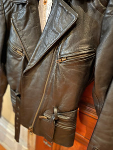 Vintage Modeka leather motorcycle jacket
