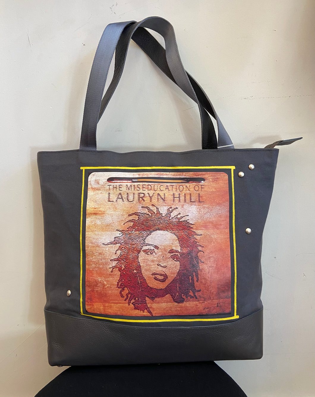 Handcrafted Lauren Hill icon bag
