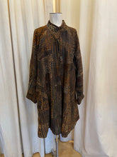 Load image into Gallery viewer, Vintage Advance Apparels Brown Suede Tribal Pattern coat
