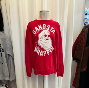 Gangsta Wrapper Santa Sweatshirt