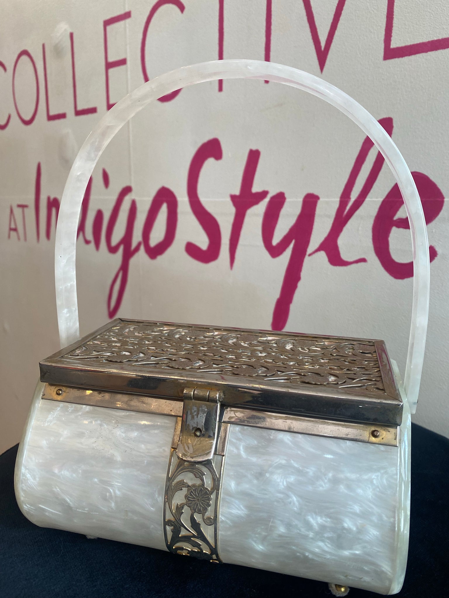 Vintage box purse made - Gem