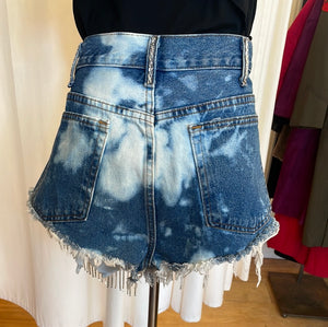 Kic NYC Bejeweled Jean Shorts