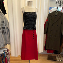 Load image into Gallery viewer, Marc Jacobs Red Button down Skirt