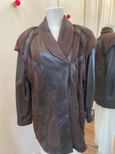 Load image into Gallery viewer, Norma Brown leather coat