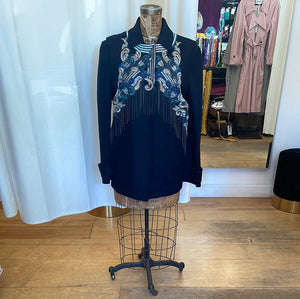Contemporary BCBG Runway 2pc Navy Coat