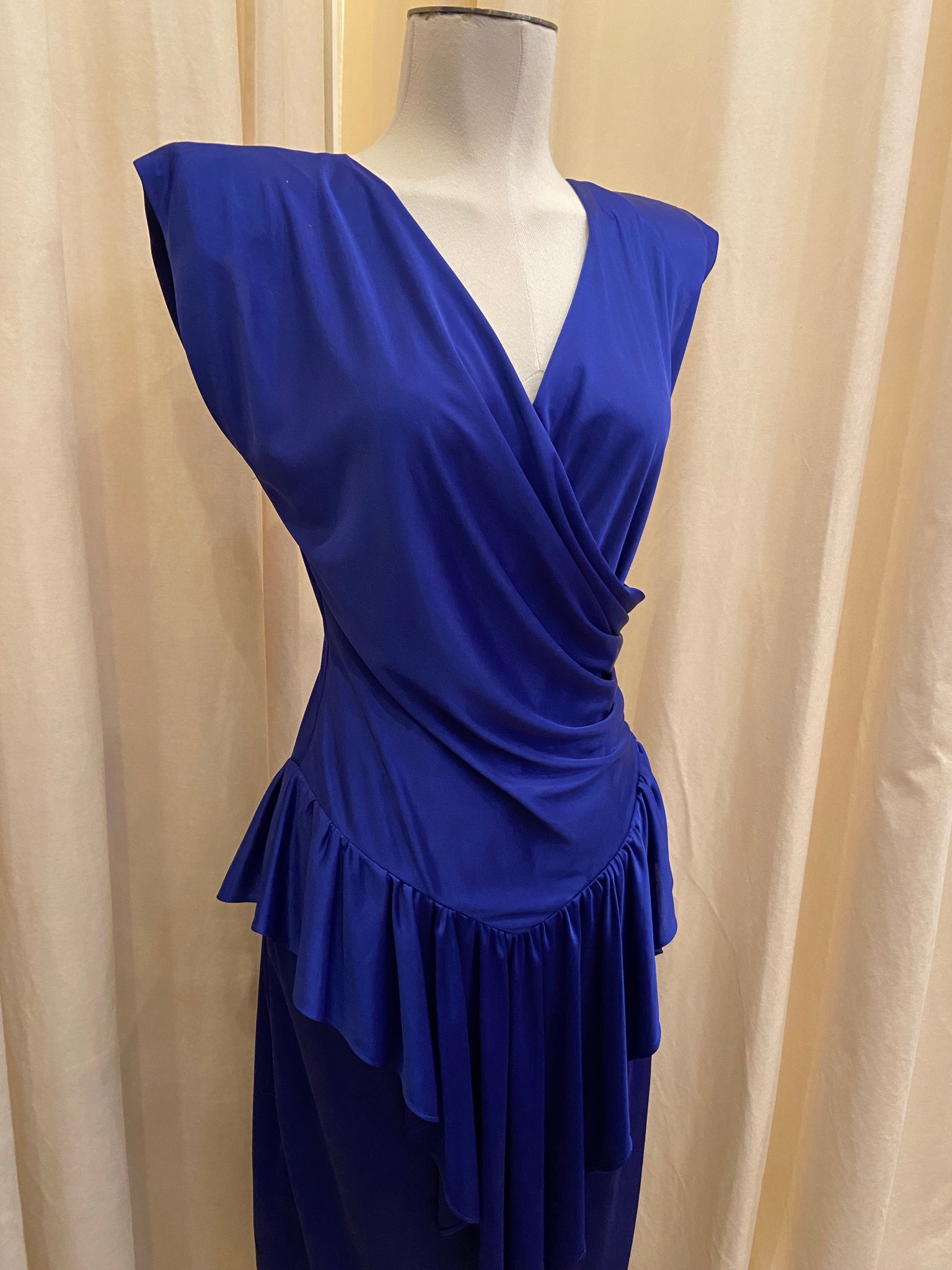 80s 2025 blue dress