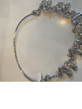 Load image into Gallery viewer, Silver elephant choker necklace