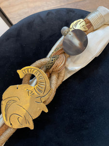Carolyn Tanner, custom elephant belt