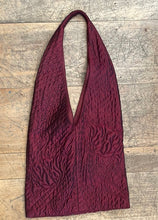 Load image into Gallery viewer, Malatesta Burgundy Iridescent Plush Bag