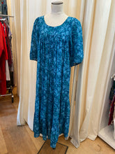 Load image into Gallery viewer, Blue Indian Cotton Maxi Dress