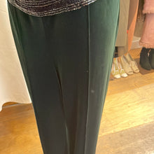 Load image into Gallery viewer, INC Green Velvet Pant