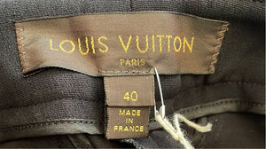 Louis Vuitton Black tuxedo pants