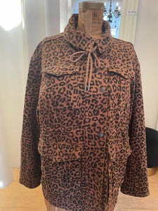 DL 1961 cheetah print jacket