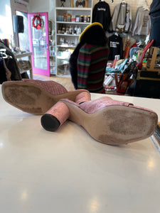 Pink Stuart Weitzman slide