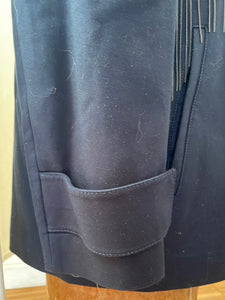 Contemporary BCBG Runway 2pc Navy Coat