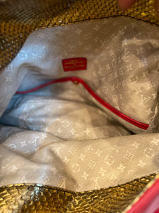 Limited edition, Louis Vuitton, leather mix media bag