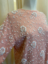 Load image into Gallery viewer, 50s Puccini beaded pink sweater